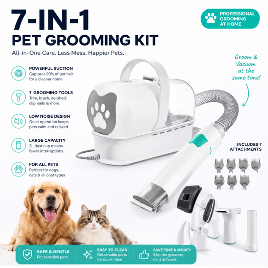 7-in-1 Multifunctional Pet Grooming Device