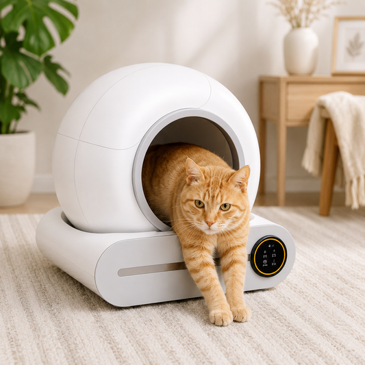 Auto-Cleaning Litter Box
