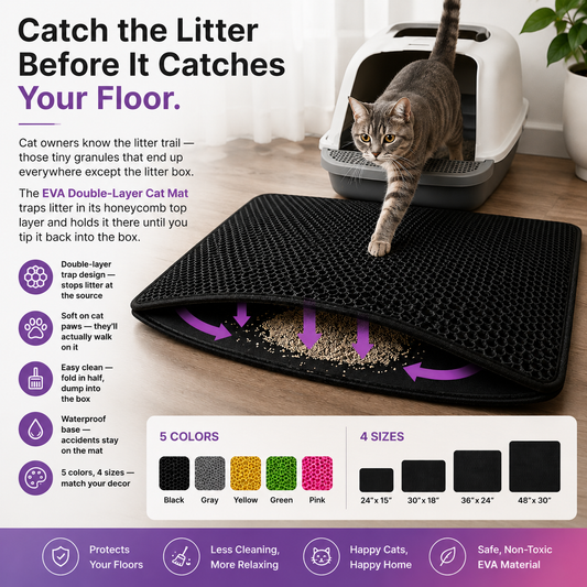 EVA Double-Layer Cat Mat