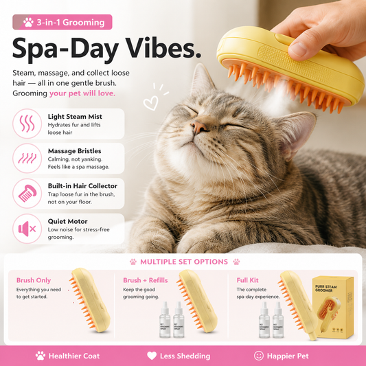 Grooming Steam Brush